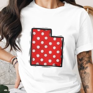 Utah State Digital Download, Polka Dot Design, Sublimation PNG, DTF Transfer, State Pride, Cricut Design, Silhouette Design, DIY Crafting