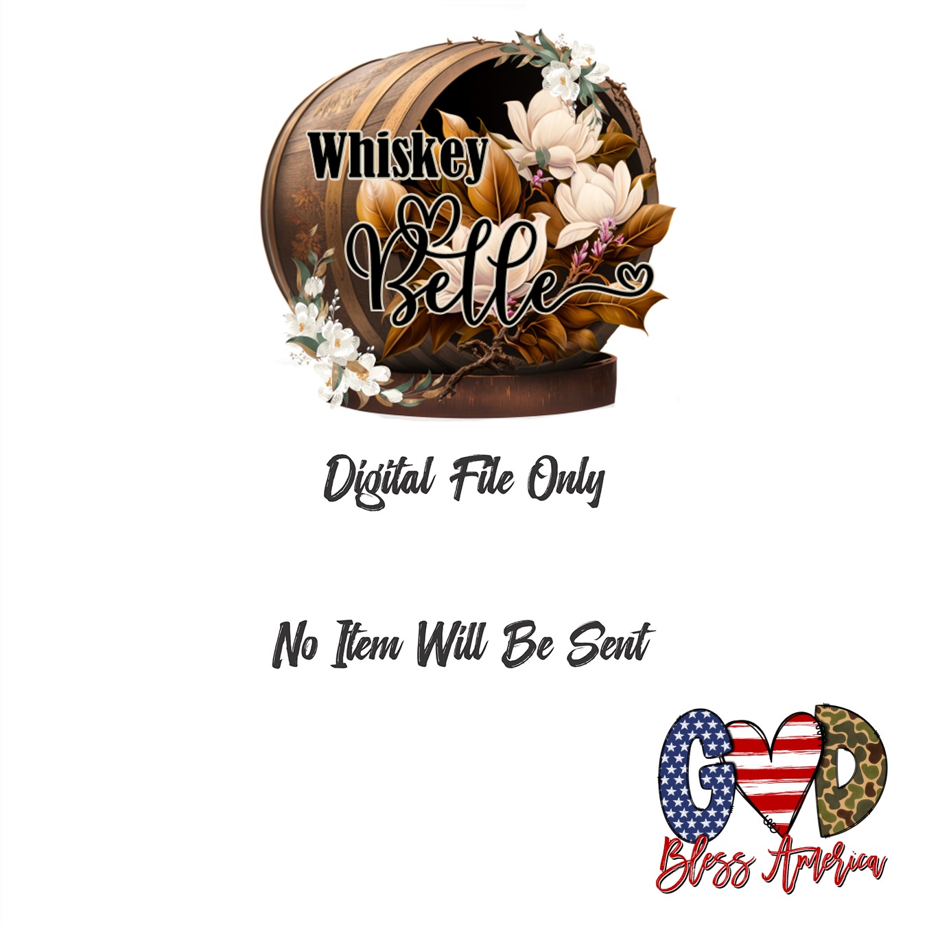 God Bless America Digital Download, Sublimation Design, Patriotic PNG, DTF Transfer, USA Patriotic Design, 4th July Patriotic Design - Image 3