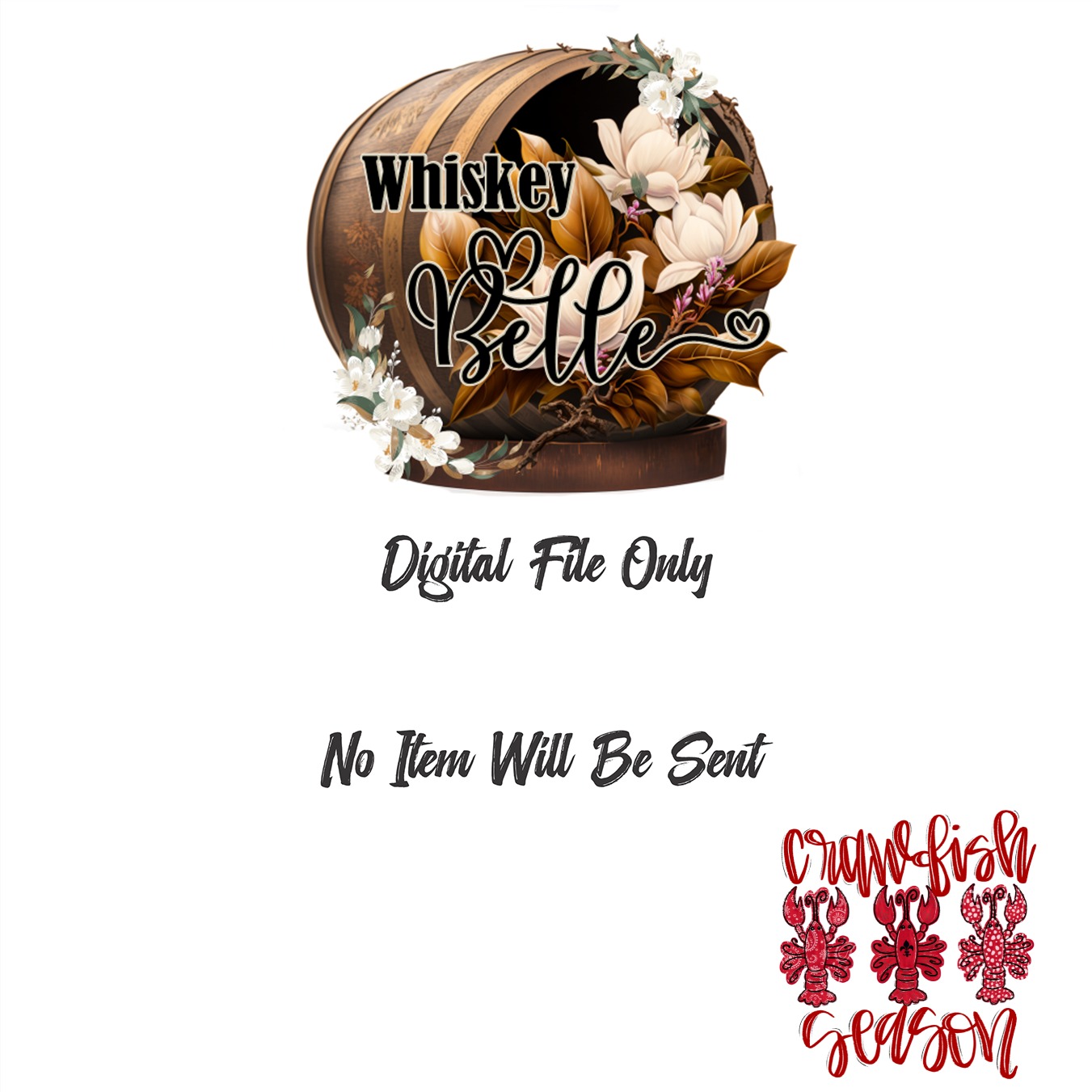 Crawfish Season Digital Download Sublimation DTF PNG, Louisiana Crawfish, Southern Cuisine, Red Crayfish Art, Seafood Clipart, Cajun Food - Image 3