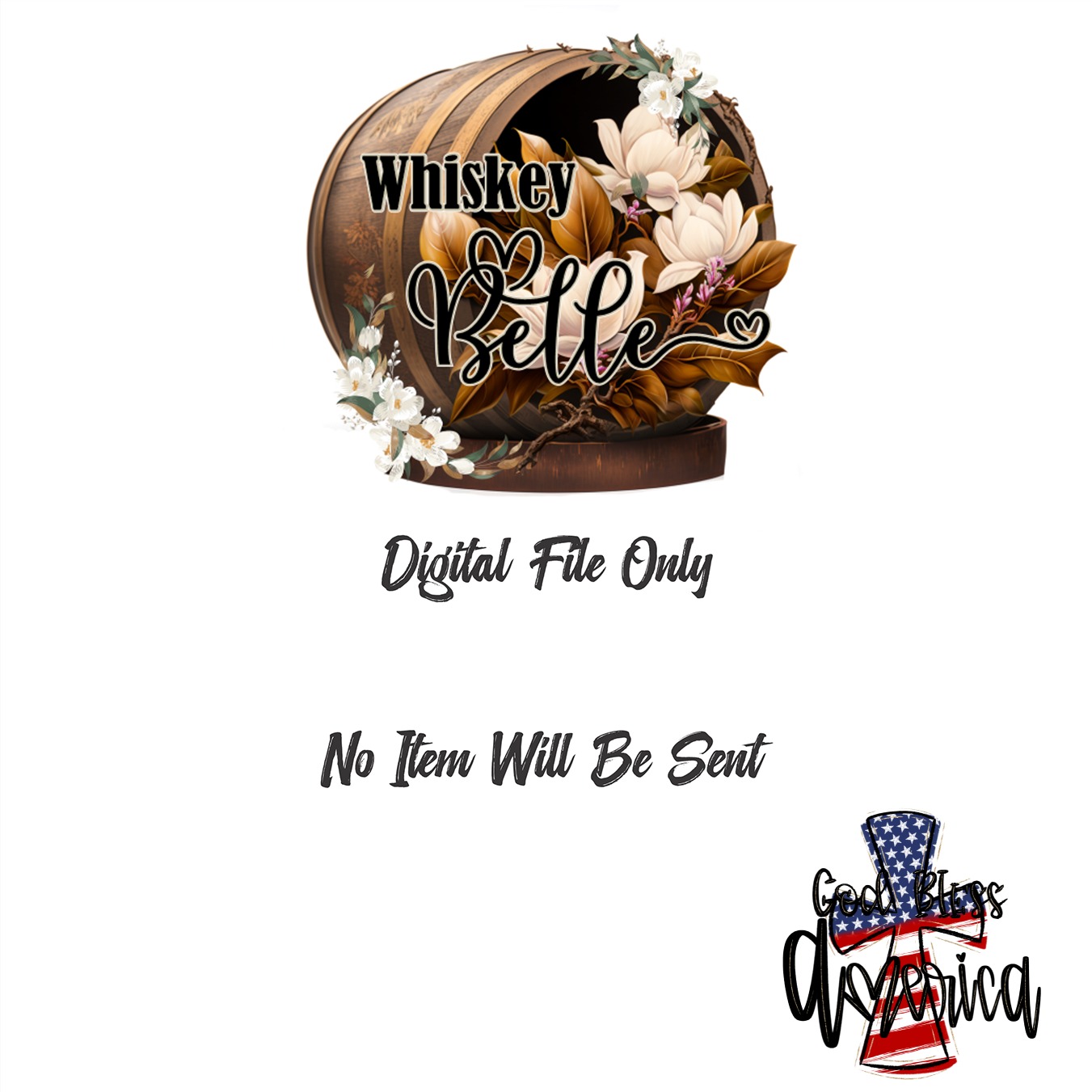 God Bless America Sublimation Design, Digital Download PNG DTF, Patriotic Cross Image, 4th July Shirt Design, USA Flag Art, American Pride - Image 3