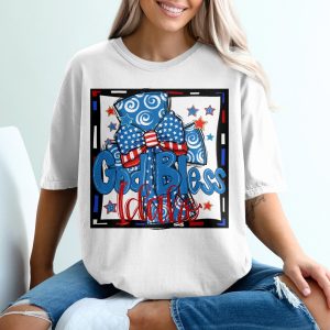 God Bless Idaho Digital Download Sublimation PNG DTF, Patriotic Stars Stripes Print, 4th July Design, DIY Patriotic Craft, Instant Download