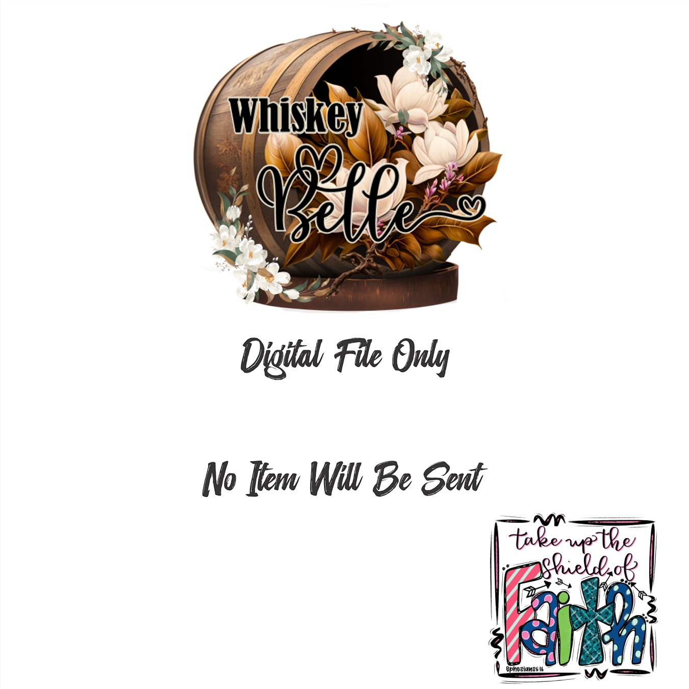 Ephesians 6 16 Digital Download, Shield of Faith PNG Sublimation, Christian DTF Design, Bible Verse, Religious Art, Spiritual Graphic - Image 3
