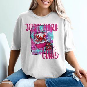 Crawfish Boil T-Shirt, Just Here for the Tails Shirt, Funny Seafood T-Shirt, Louisiana T-Shirt, Cajun T-Shirt, Southern Comfort T-Shirt