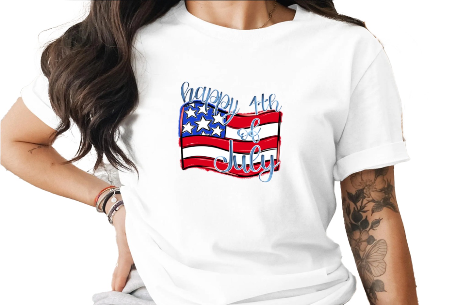 Happy 4th of July Digital Download, Sublimation Design, Patriotic PNG, USA Flag Design, DTF File, Independence Day Graphics, United States - Image 4