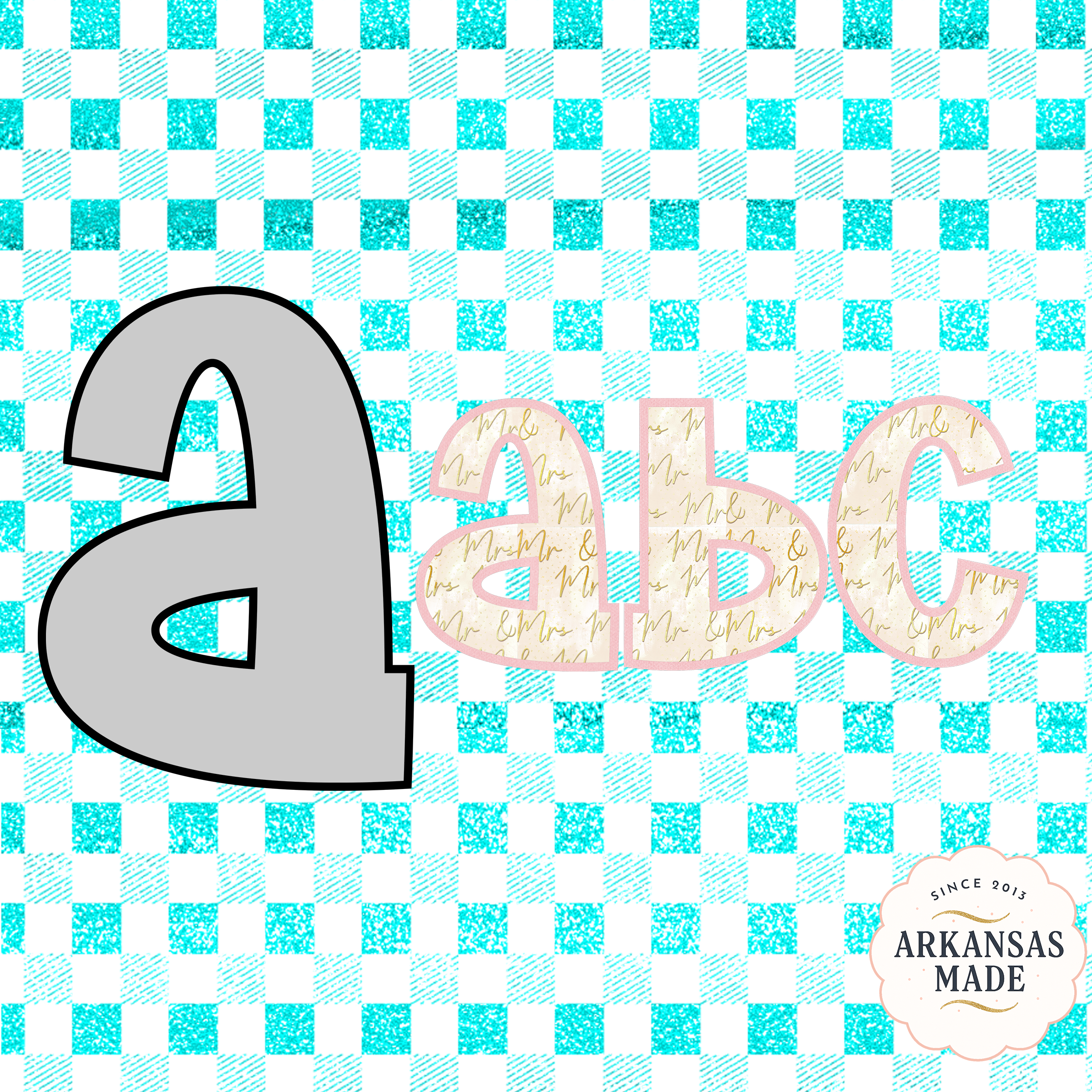**BUNDLE of 11** Blank Alpha Digital Download, Sublimation DTF PNGs, Texas Gal Alpha Generator File, Customizable Alphabet Letters, Instant Download - Image 3