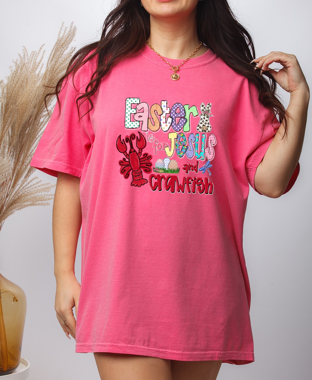 Easter is for Jesus and Crawfish Digital Download, Funny Christian Sublimation PNG, Leopard Bunny DTF, Holiday Eggs, Crayfish Design - Image 9
