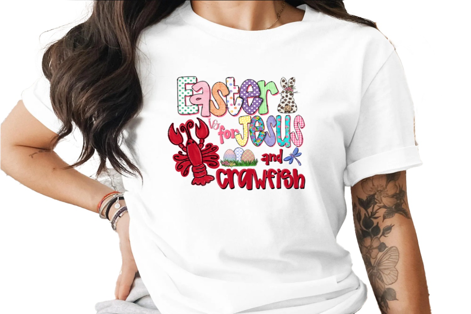 Easter is for Jesus and Crawfish Digital Download, Funny Christian Sublimation PNG, Leopard Bunny DTF, Holiday Eggs, Crayfish Design - Image 11