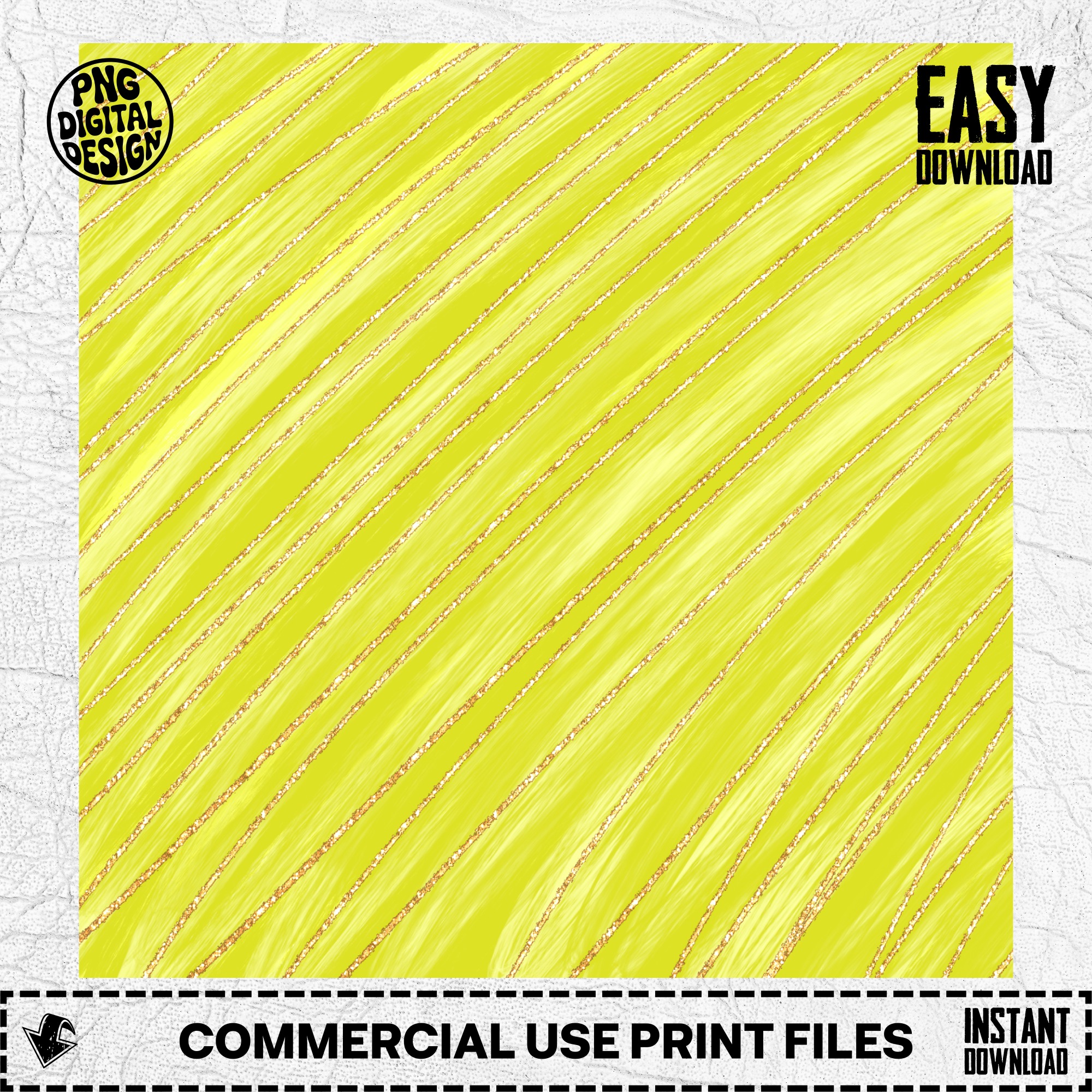 Lime Green Glitter Digital Paper, Diagonal Stripes PNG Download, Brush Stroke Texture Scrapbook Background, Bright Sparkly Planner Supply