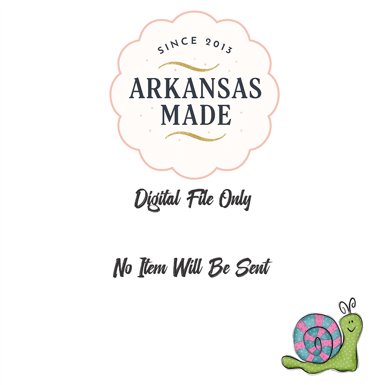 Adorable Snail PNG Digital Download, Cute Cartoon Snail Sublimation Design, Polka Dot Shell DTF Print File, Whimsical Happy Snail Graphic - Image 3