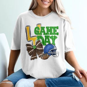 Game Day Football T-Shirt, American Football Fan Tee, Sporty Tailgate Top, Sunday Game Day Outfit, Womens Mens Unisex Football Gift T-Shirt