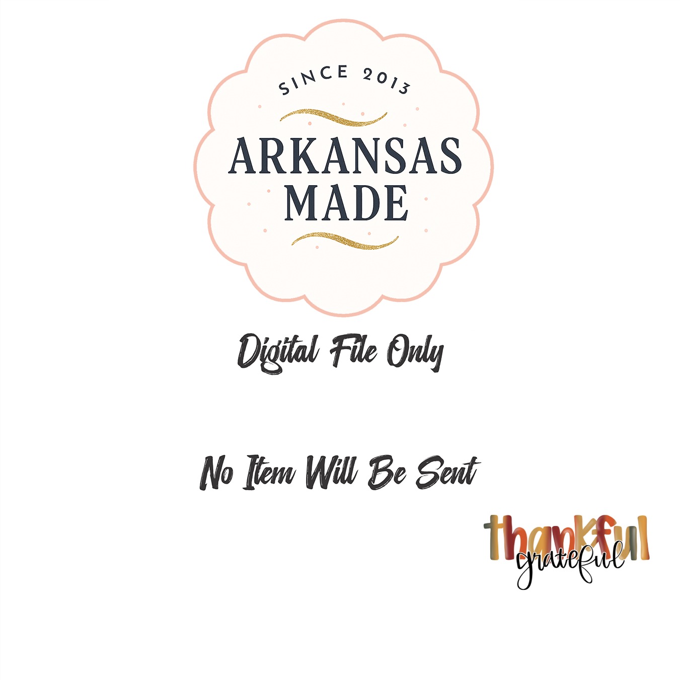 Thankful Grateful Digital Download, Fall Sublimation Design, Autumn PNG, Thanksgiving DTF Print File, Inspirational Quote Art - Image 3
