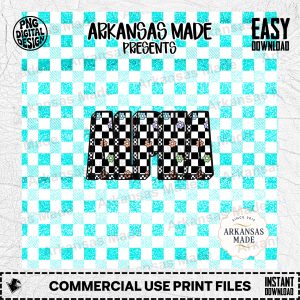 Y2K Checkerboard Alpha Set PNG, Groovy Daisy Letters Digital Download, Retro Alphabet Font for Sublimation & Crafts, Trendy Commercial Use