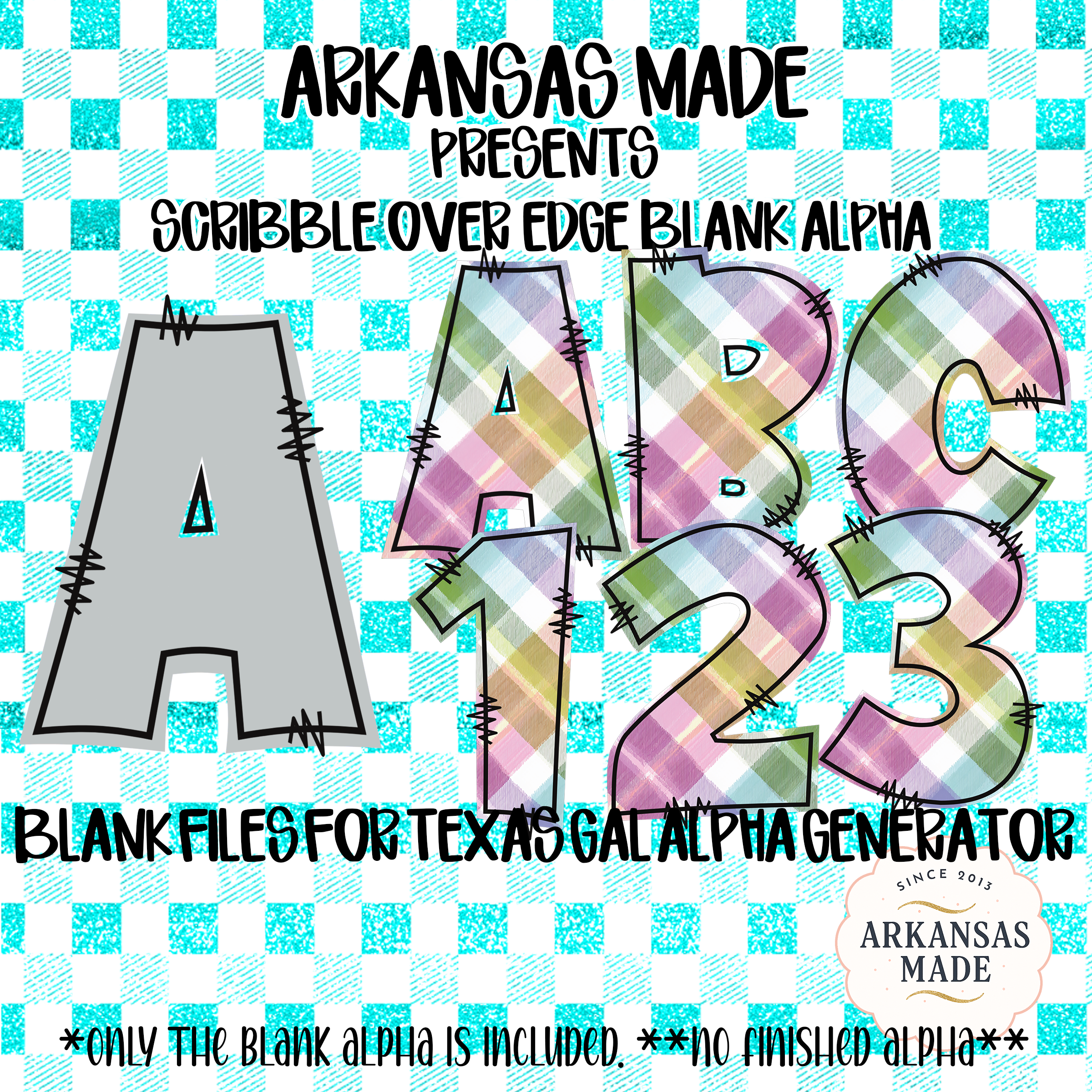 Scribble Over Edge Blank Alpha Digital Download PNG, Texas Gal Alpha Generator Files, Doodle Letters, Numbers, Full Alphabet Outline