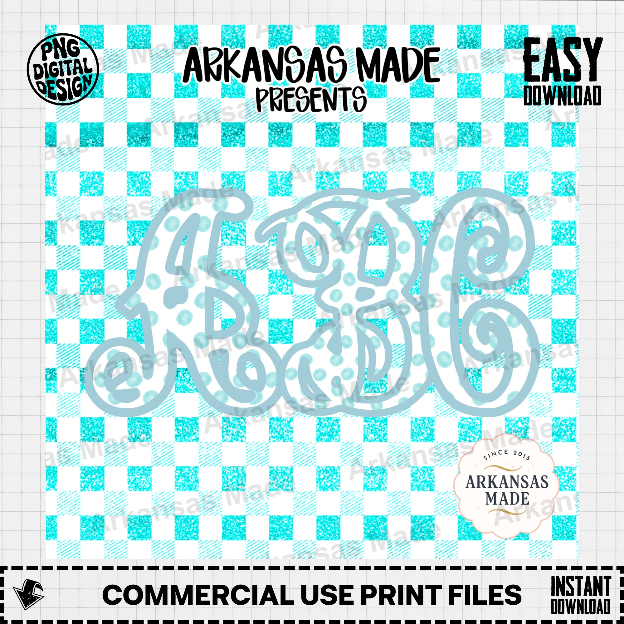 Faux Glitter Monogram Alphabet SVG Font, Polka Dot Alpha Set Digital Download, Custom Letter Clipart Bundle - Image 2