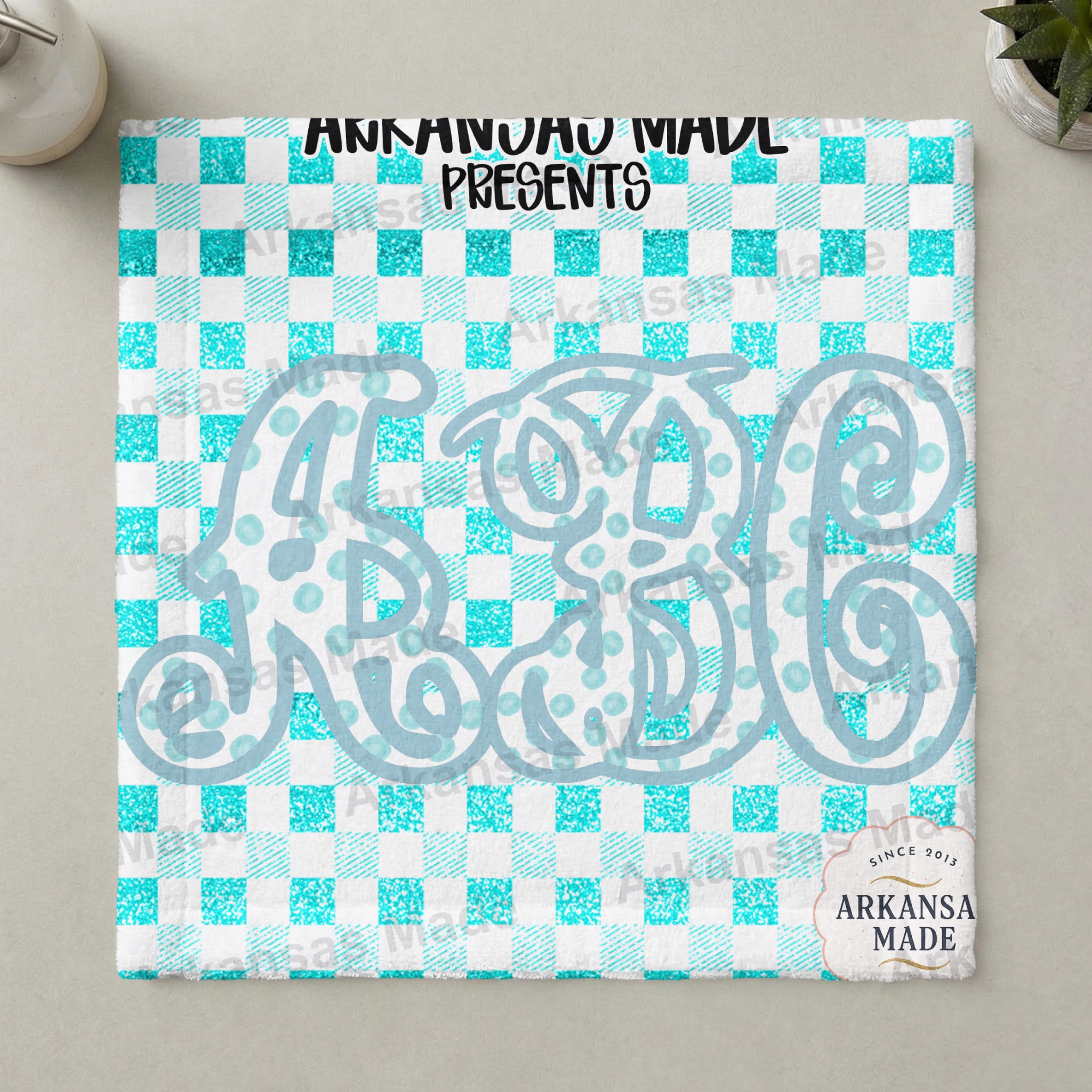 Faux Glitter Monogram Alphabet SVG Font, Polka Dot Alpha Set Digital Download, Custom Letter Clipart Bundle - Image 3