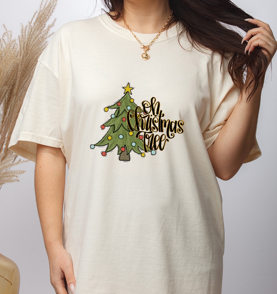 Oh Christmas Tree Digital Download, Christmas Tree SVG PNG, Festive Holiday Sublimation Design, Xmas Clipart Graphic, Merry Christmas Art - Image 3