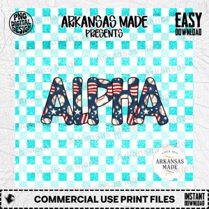 Baseball Patriotic Alpha Set, American Flag Letters, Red White Blue Glitter Sports Alphabet, Fourth of July Sublimation PNG Clipart, Digital