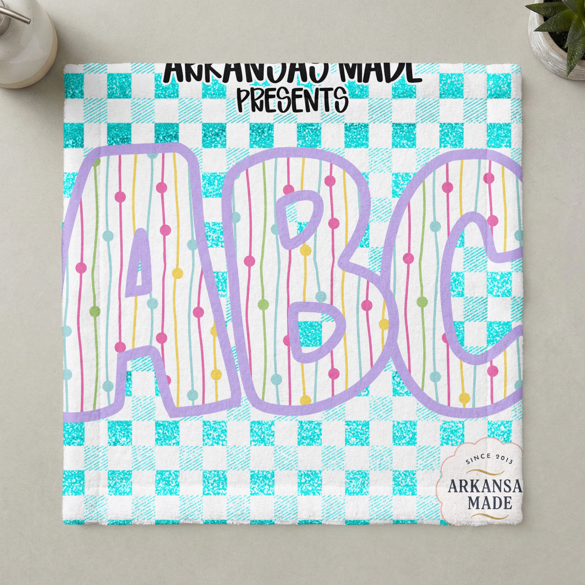Digital, Digital Download Full A-Z Alpha, Sublimation DTF PNGs, Pastel Striped ABC Letters, Gingham Glitter Alphabet, Kids Design, Nursery - Image 6