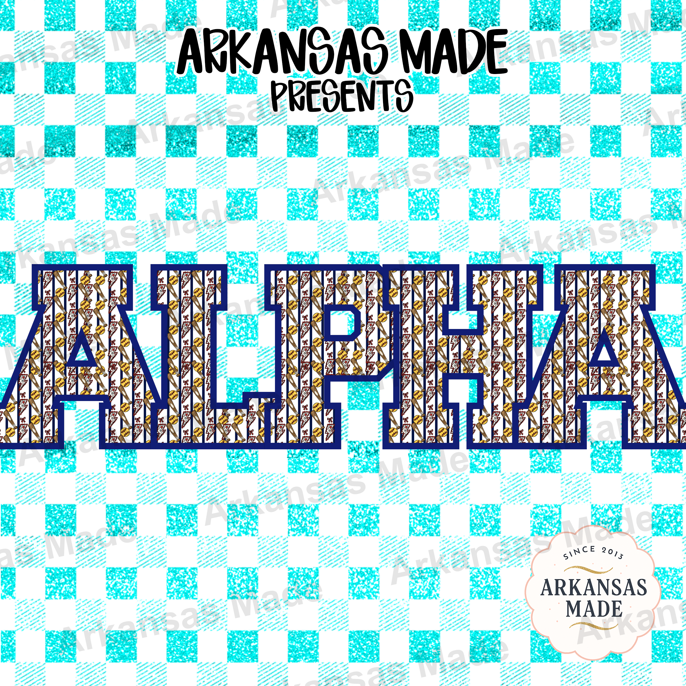 Baseball & Softball Alpha Set Digital Download PNG Letters | Game Day Sports Team Font for Sublimation Crafting DIY Projects | Athletic Mom - Image 4