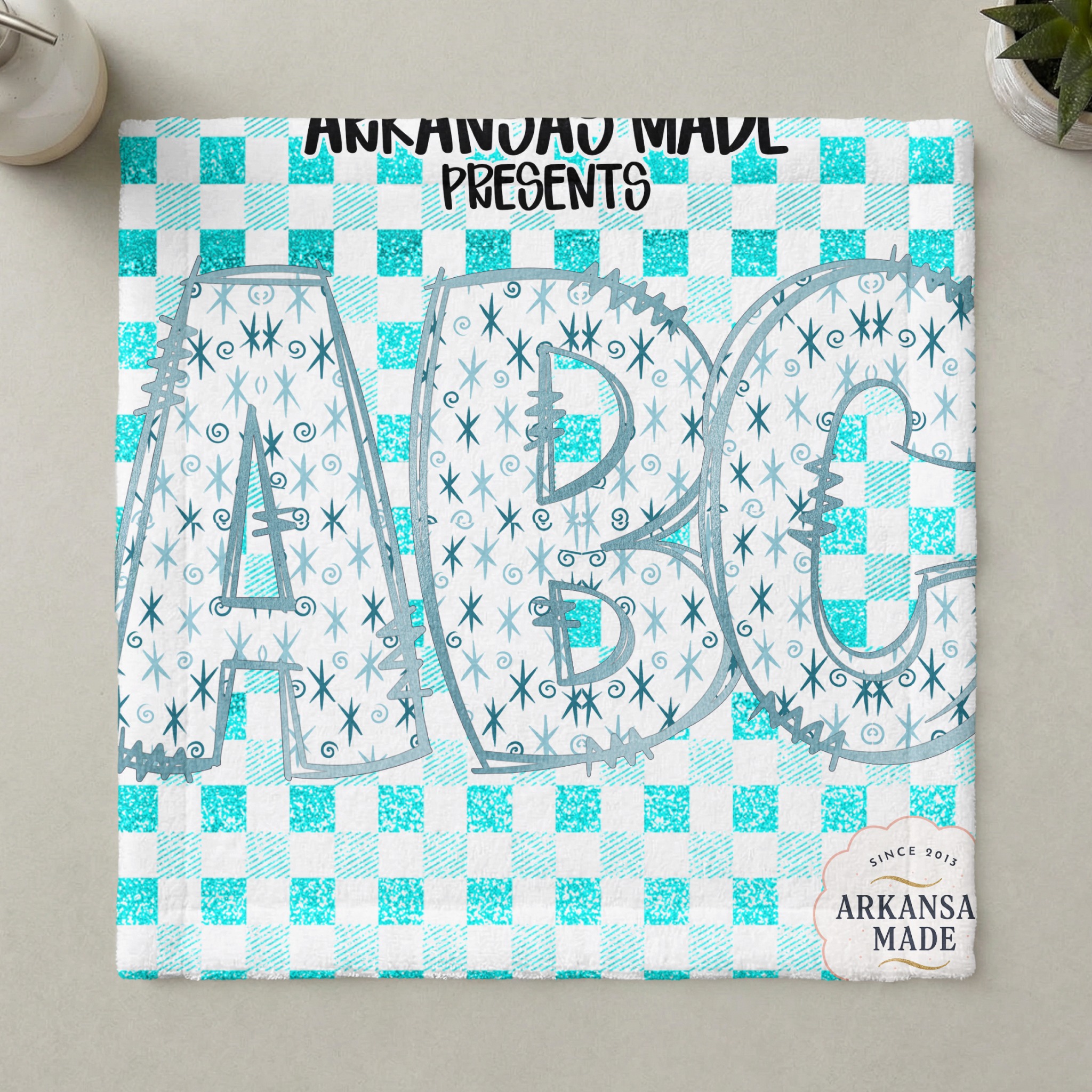 Digital, Digital Download Full A-Z Alpha, Sublimation DTF PNGs, Blue Teal Glitter Distressed Alphabet, Star Swirl Letter Set - Image 6