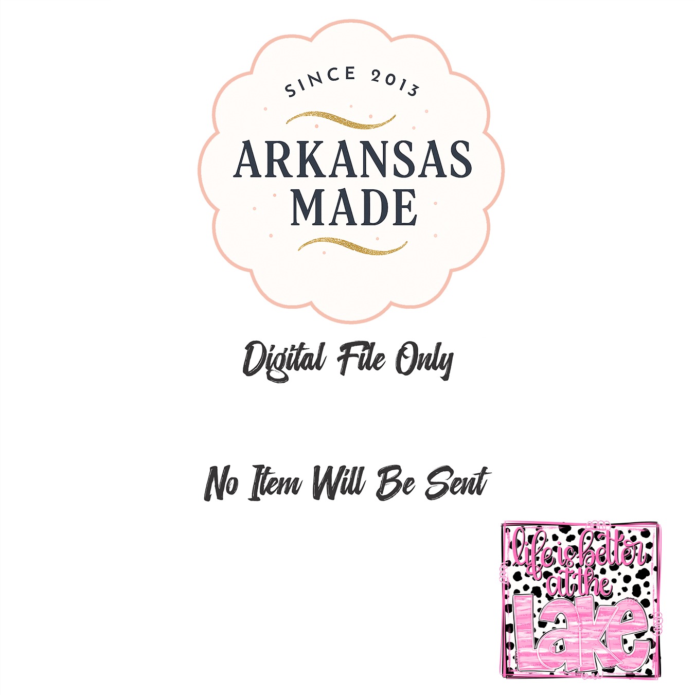 Life is Better at the Lake Digital Download, Cow Print Lake Life Sublimation PNG, Pink Glitter DTF Design, Summer Vacation Graphic Art - Image 3