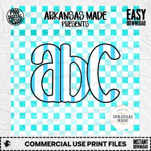 Aqua Blue Striped Glitter Alpha Set Digital Download, Full Alphabet PNG Letters, Summer Font Clipart for Sublimation Crafting, Kids DIY