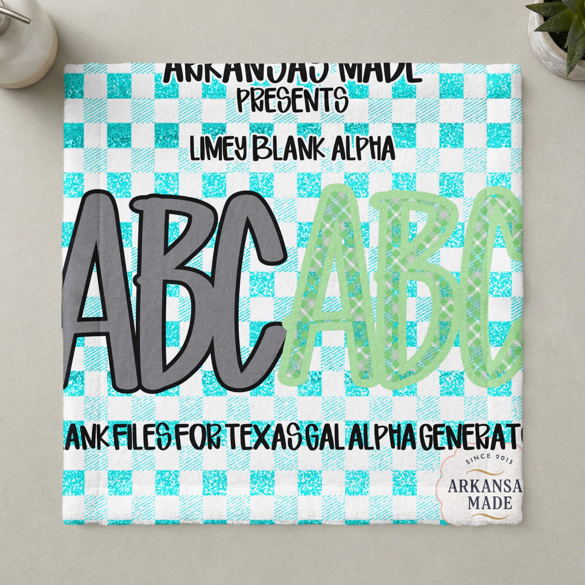 Limey Blank Alpha PNG, Digital Download, Sublimation DTF, Texas Gal Alpha Generator Files, Customizable Alphabet Letters, Instant Download - Image 5