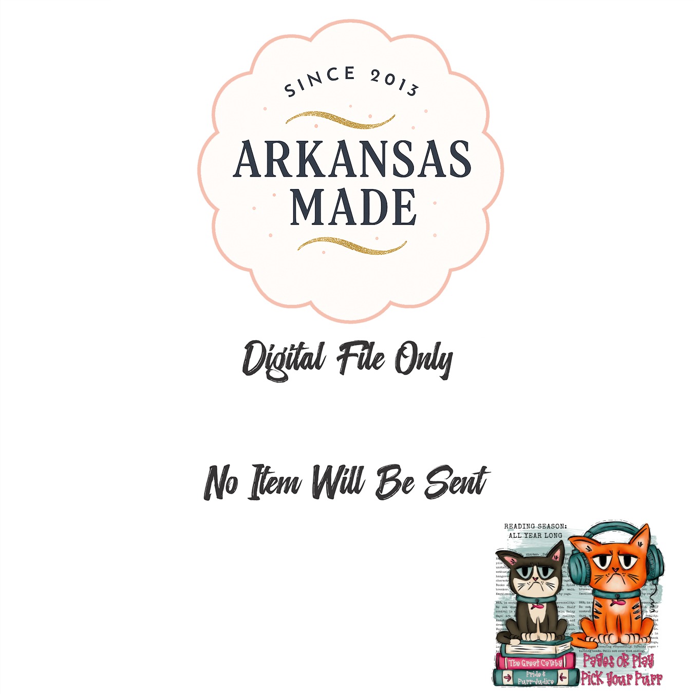 Grumpy Reading Cats Digital Download, Bookworm Feline Sublimation DTF PNG, Literary Cat Lover Gift, Funny Reader Design, Instant Download - Image 3