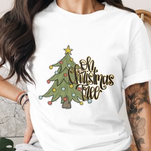 Oh Christmas Tree Digital Download, Christmas Tree SVG PNG, Festive Holiday Sublimation Design, Xmas Clipart Graphic, Merry Christmas Art
