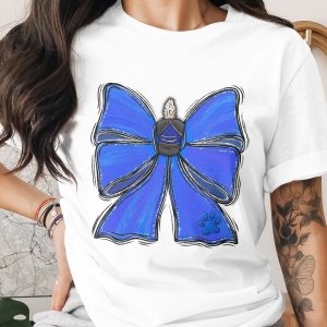 Blue Band Bow PNG, Glitter Paw Print Marching Band Uniform Digital Download, DTF Sublimation Design, School Spirit Cheer Team Graphic