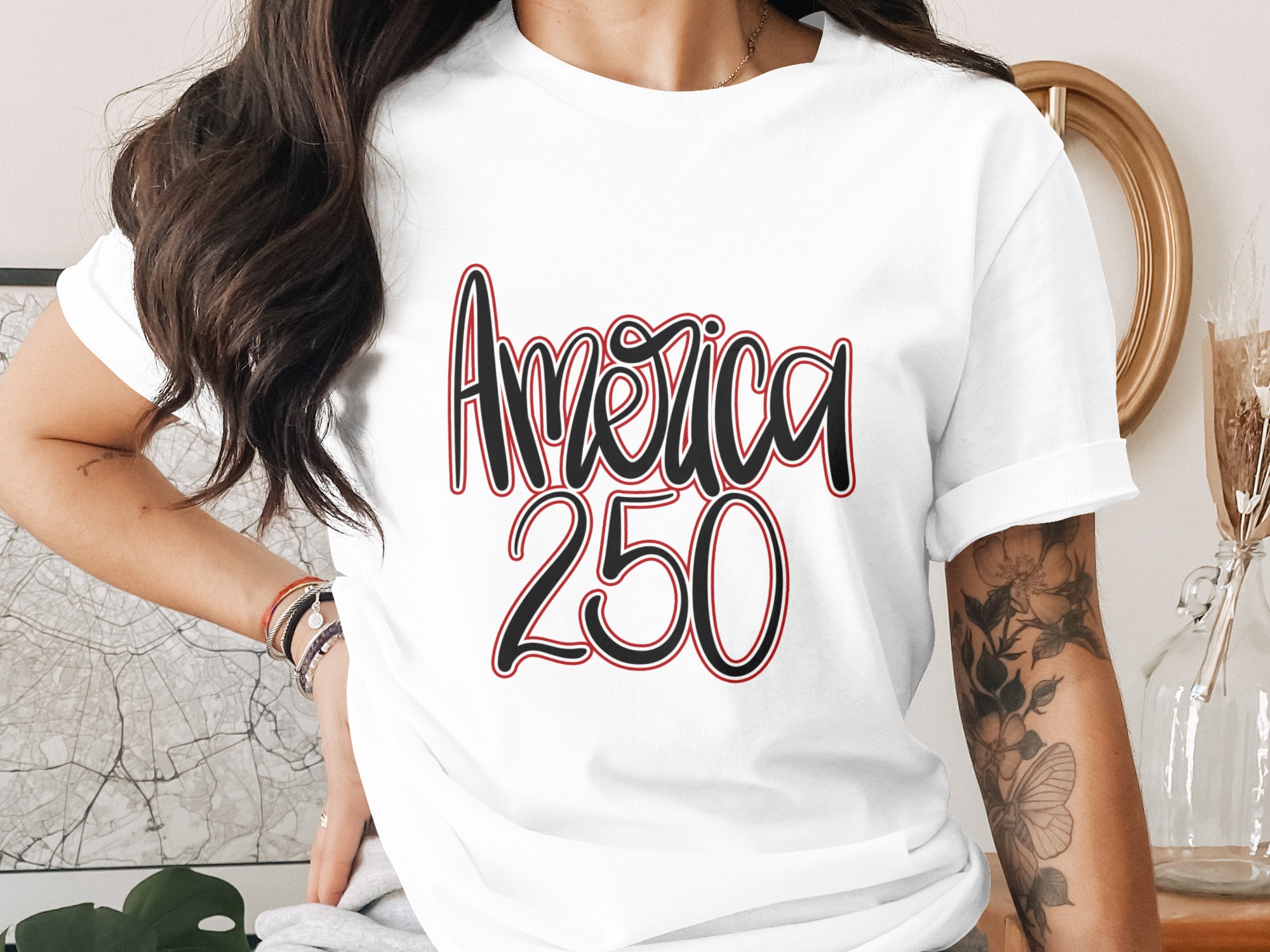 America 250 T-Shirt, Patriotic American 250th Anniversary Tee, USA 250 Celebration Gift, Independence Day Outfit, Historical Pride Shirt
