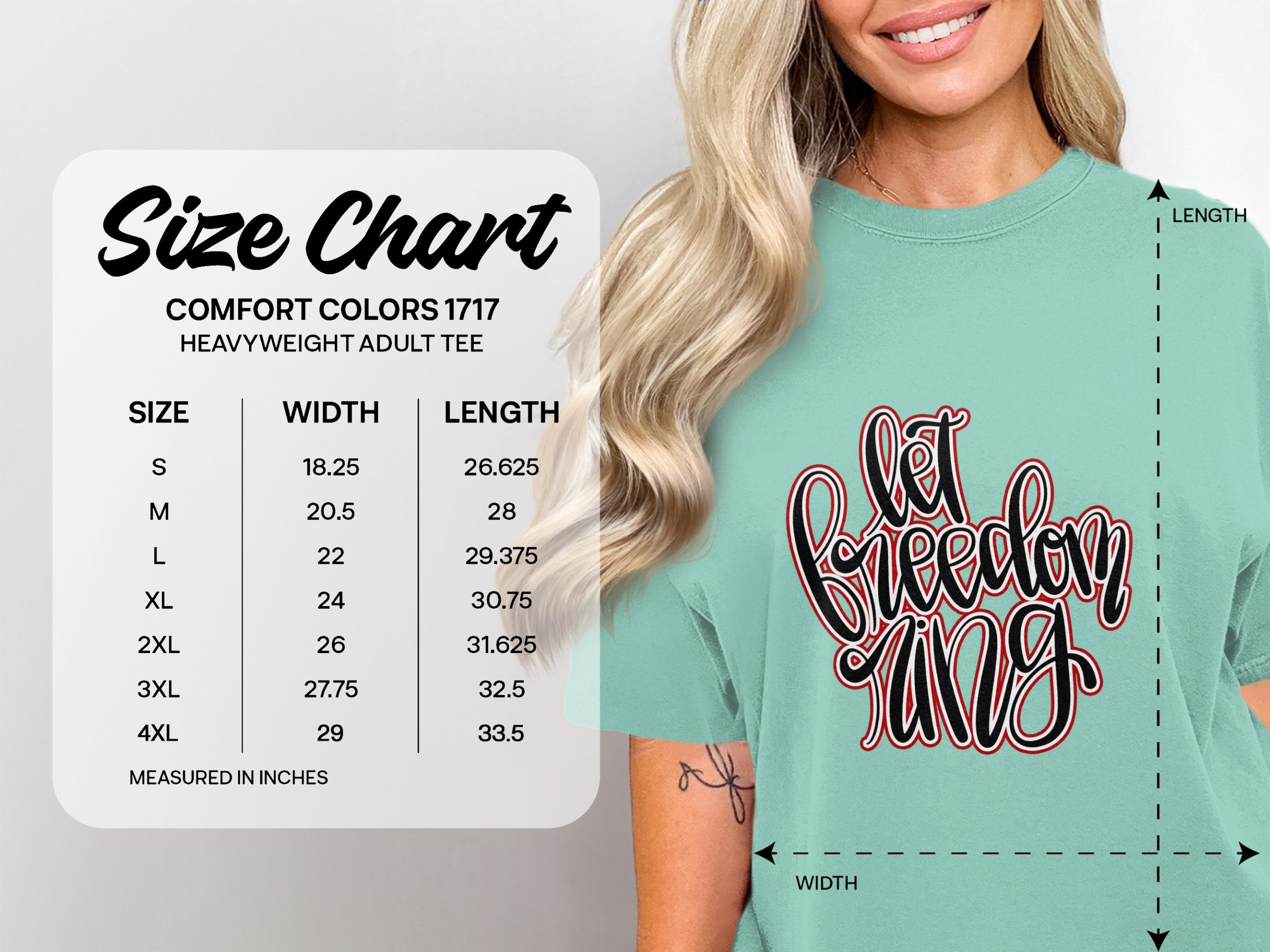Let Freedom Ring T-Shirt, Patriotic American Shirt, 4th of July Independence Day Tee, USA Freedom Lover Gift, Summer Celebration Top - Image 4