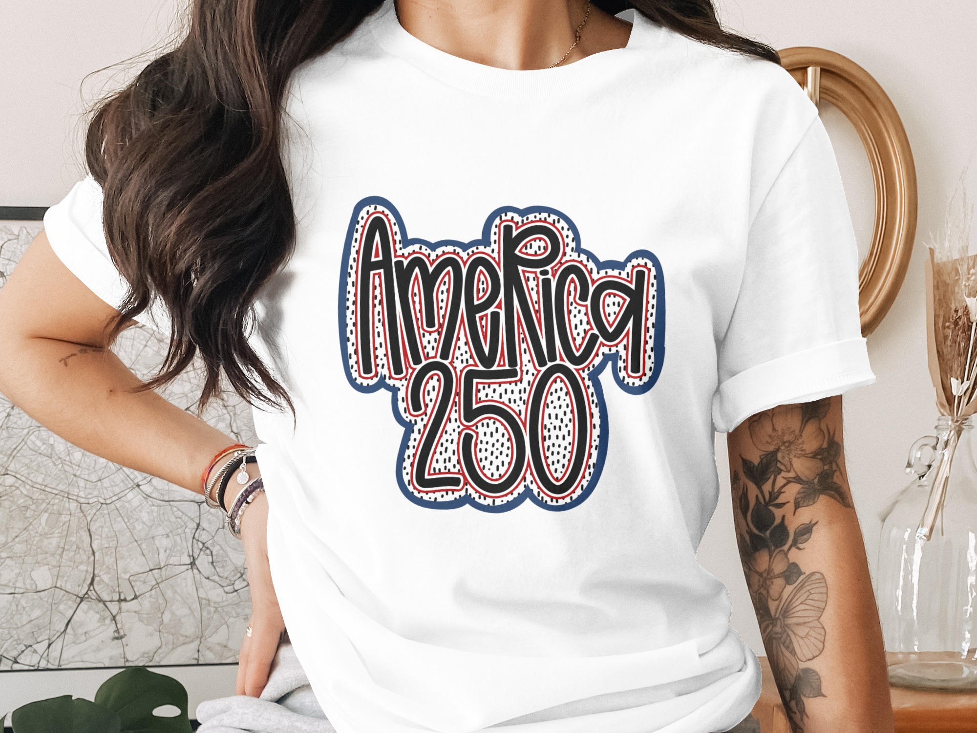 America 250 T-Shirt | Patriotic USA Celebration Tee | 250th Anniversary American Pride Shirt | Fourth of July Gift