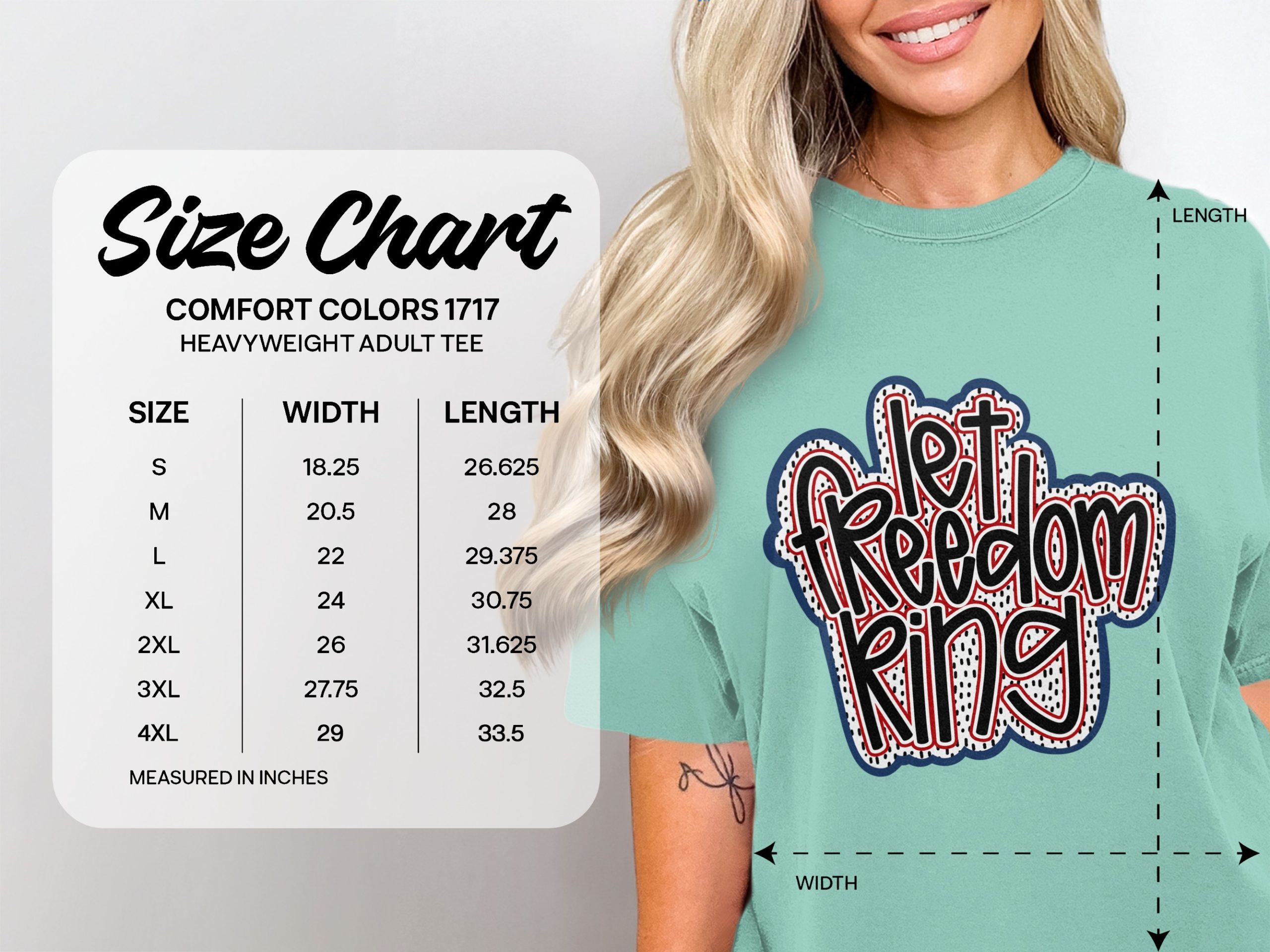 Let Freedom Ring T-Shirt, Patriotic American Shirt, 4th of July Independence Day Tee, USA Pride Gift, Freedom Tee - Image 4