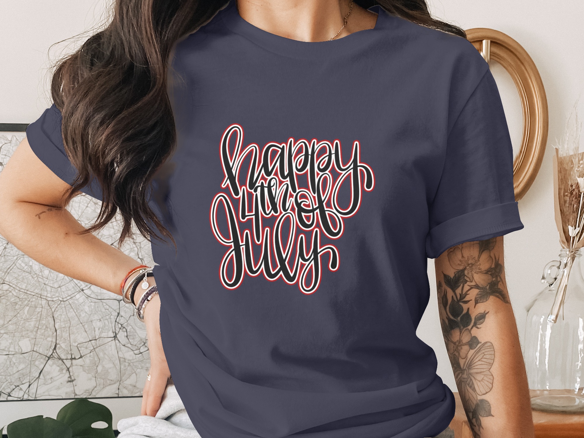 Happy 4th of July T-Shirt, Patriotic Independence Day Tee, Fourth of July Celebration Shirt, Summer USA Holiday Top - Image 3
