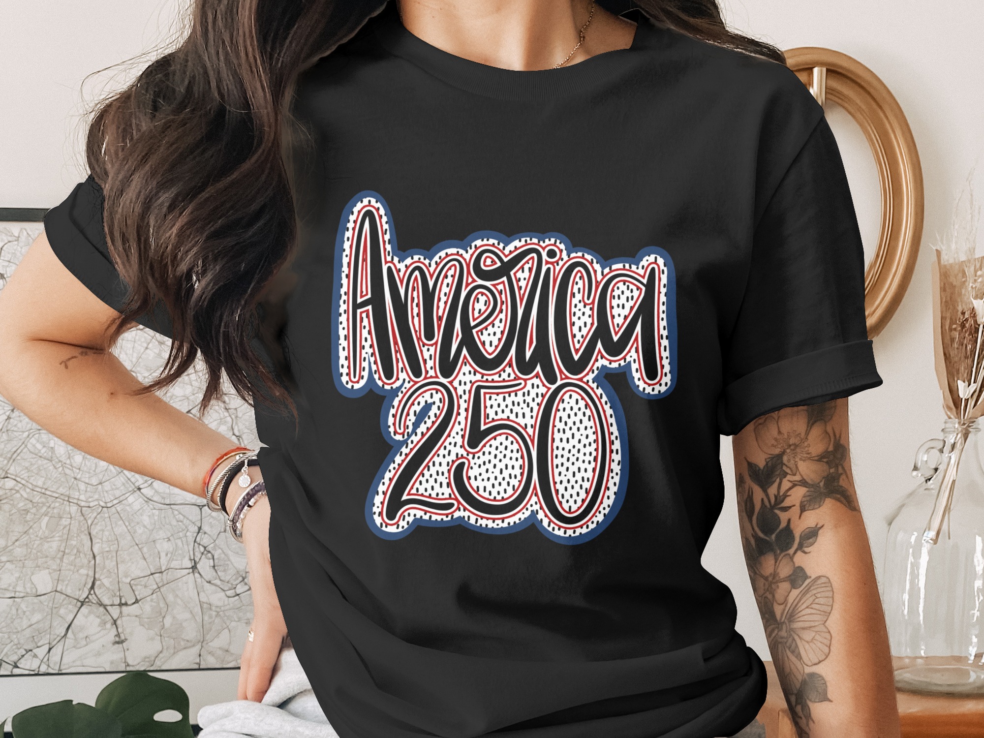 America 250 SVG, Patriotic 250th Anniversary Digital Download for 4th of July, Independence Day PNG Cut File - Image 2