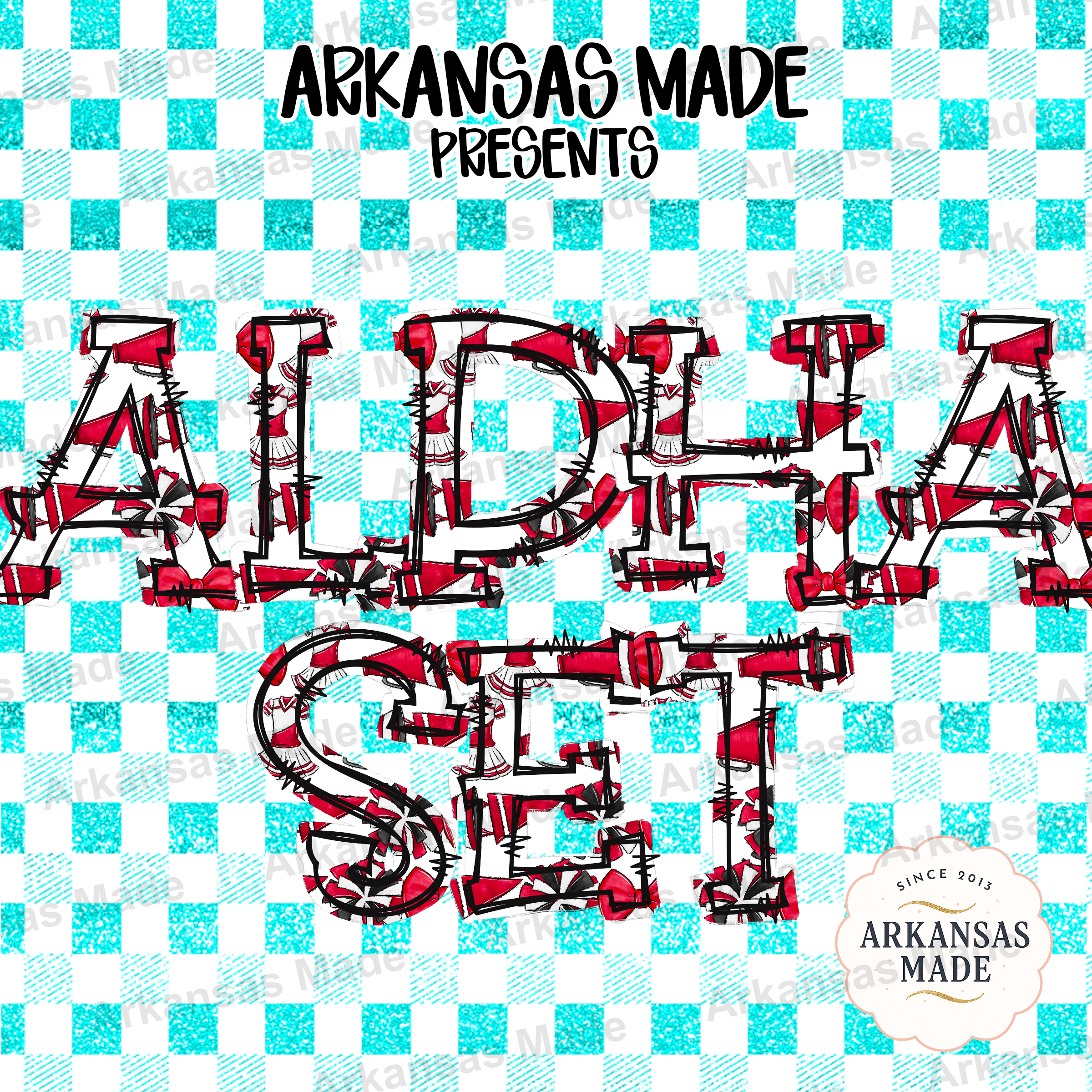 Cheer Alpha Set PNG Digital Download, Cheerleader Alphabet Letters, Team Spirit Font, Sports PNG Bundle, Varsity Letters Instant Download