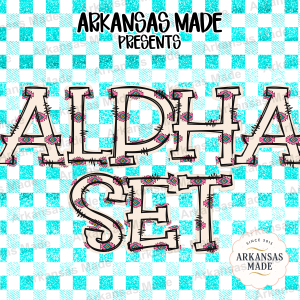 Southwestern Aztec Alpha Set PNG Digital Download | Western Boho Alphabet Letters | Distressed Tribal Clipart for Sublimation Crafts