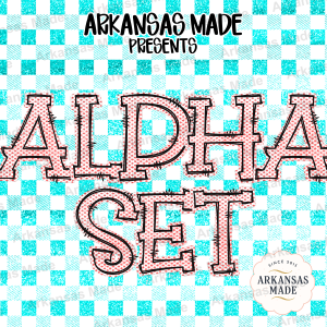 Distressed Doodle Letters Alpha Set PNG Digital Download | Speckled Red Alphabet Clipart Craft Font for Shirts Sublimation Design