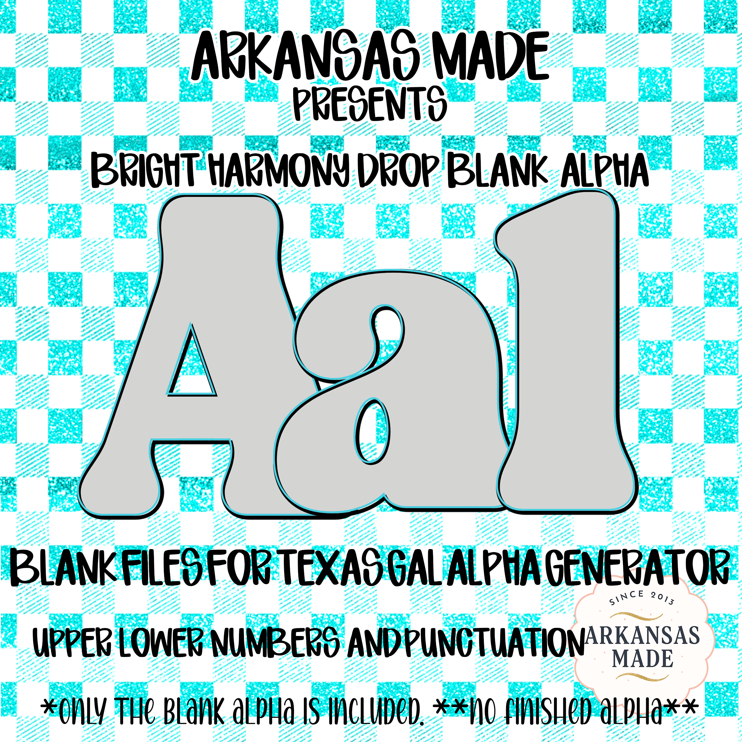 Blank Fillable Alpha Set | Chunky Bubble Letters PNG Digital Download for Sublimation, DIY Custom Alphabet Outline Kit