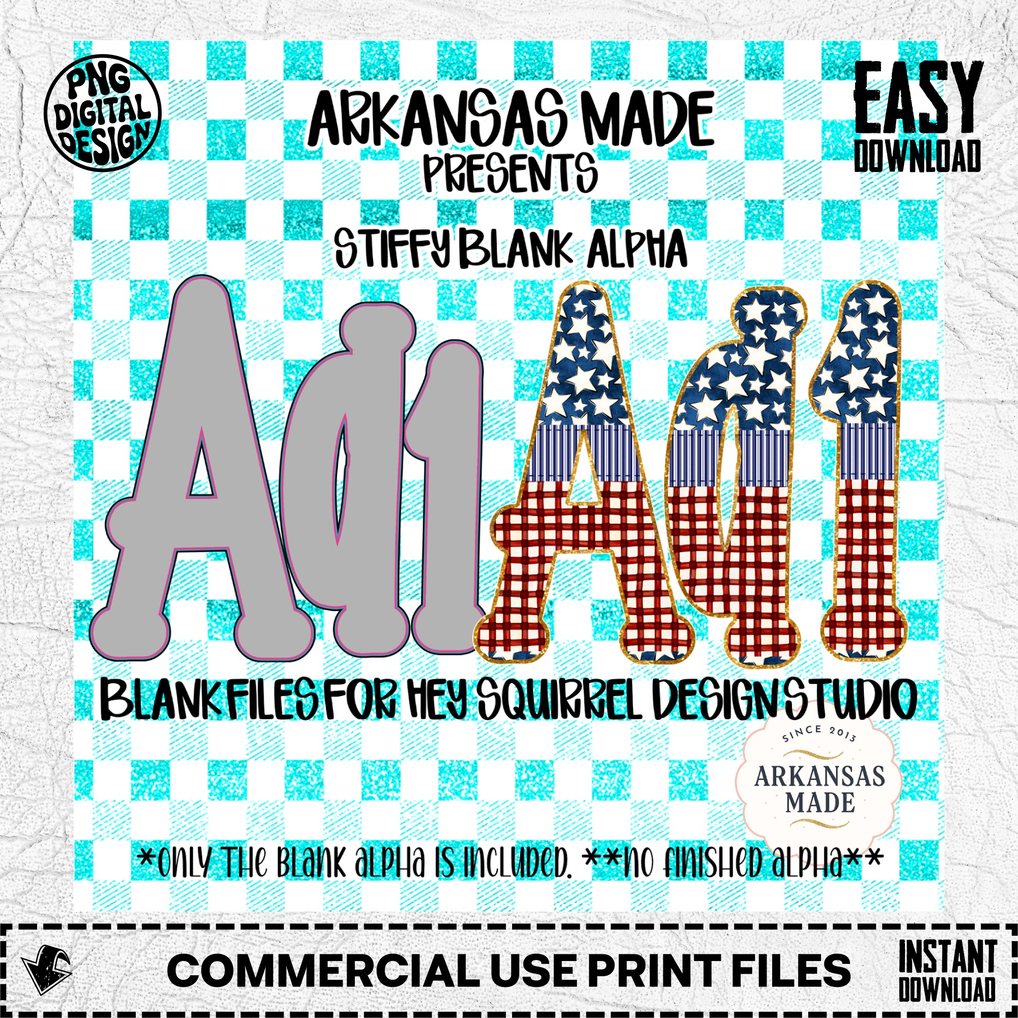 Stiffy Blank Alpha PNGs | Hey Squirrel Design Studio Ready | Customizable Digital Download for Sublimation & Crafting Projects - Image 2