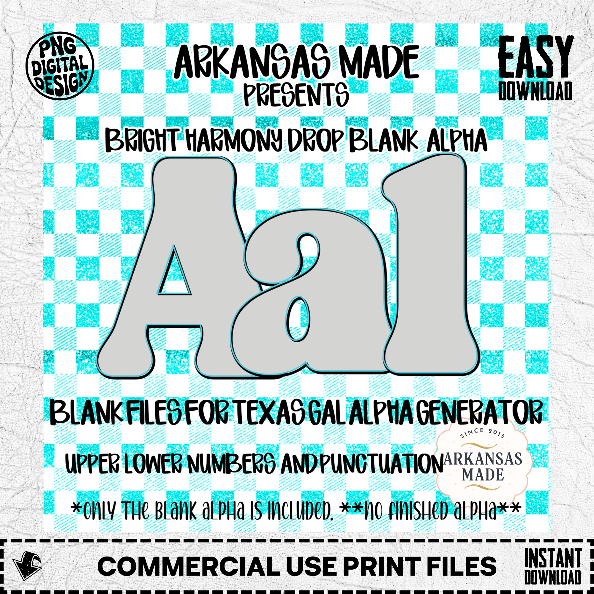 Blank Fillable Alpha Set | Chunky Bubble Letters PNG Digital Download for Sublimation, DIY Custom Alphabet Outline Kit - Image 2