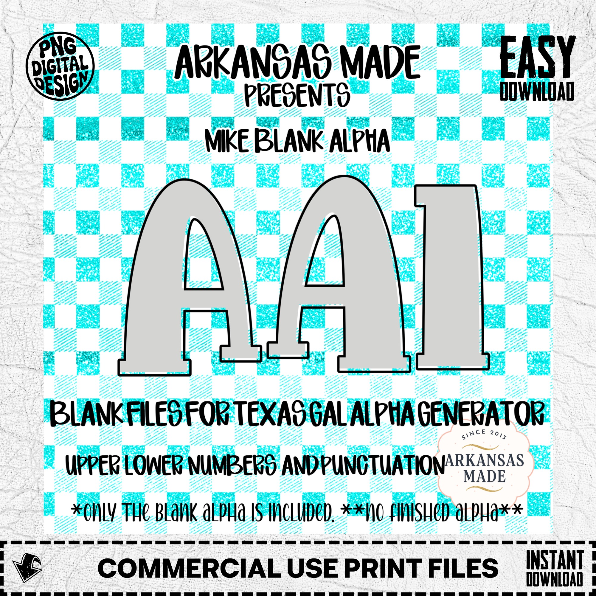 Blank Fillable Alpha Set | Digital Alphabet Letters Numbers Punctuation SVG PNG Outline Files for Crafting DIY Design Sublimation - Image 2