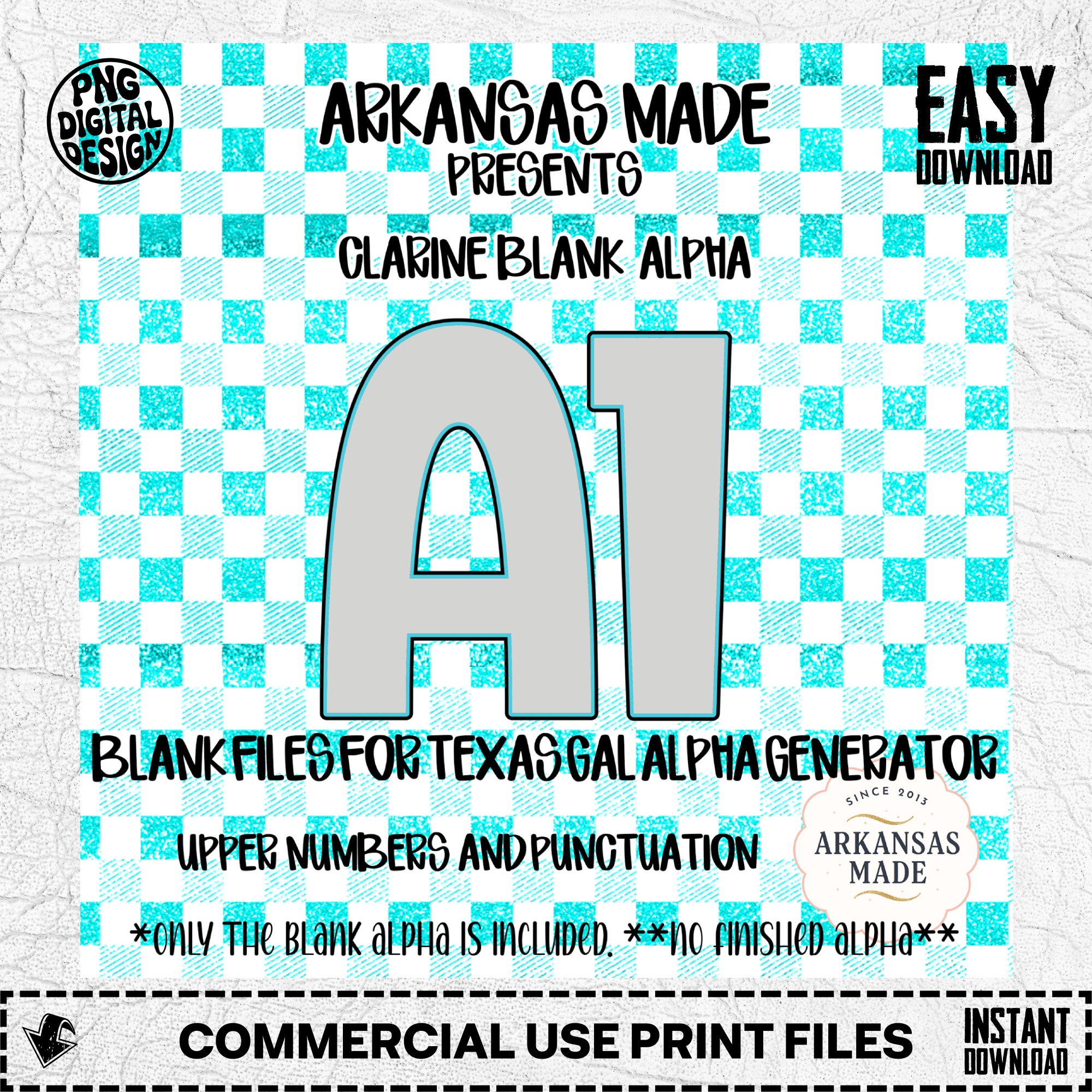 Blank Fillable Alpha Set SVG PNG, Custom Font Letters for Digital Art, Crafting & Sublimation, Alpha Generator Files - Image 2