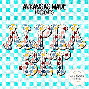 Patriotic Stars Alpha Set PNG Digital Download, Watercolor Alphabet Clipart, Americana Letters Sublimation Font