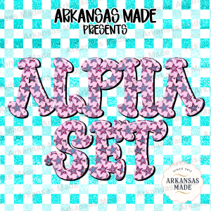 Colorful Star Alpha Set PNG Digital Download, Bubbly Patriotic Alphabet Letters for Sublimation & Crafting, Faux 3D Glossy