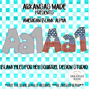 American blank alpha PNGs | Hey Squirrel Design Studio Blank Digital Alpha Letters & Numbers for Patriotic diy Projects, Sublimation, 4th of
