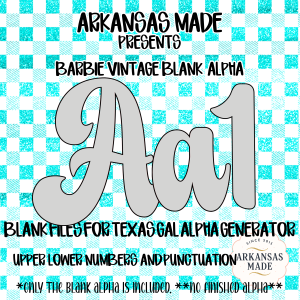 Blank Fillable Alpha Set, Vintage Script Letters Numbers Punctuation, Digital PNG SVG Files, Retro Puffy Design for Crafters