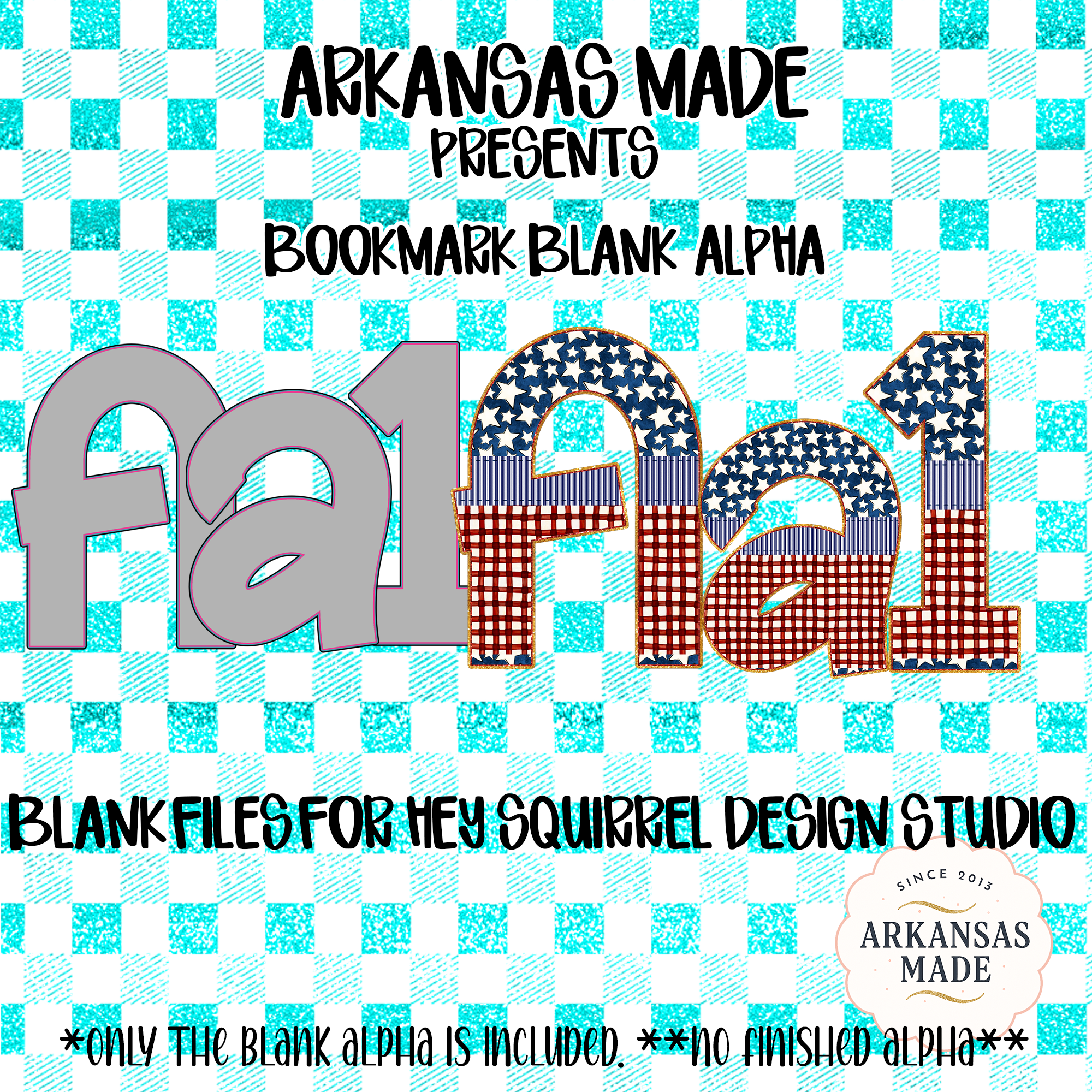 Bookmark Blank Alpha for Hey Squirrel Design Studio - Patriotic Fall Digital PNGs Sublimation Ready Alpha Set