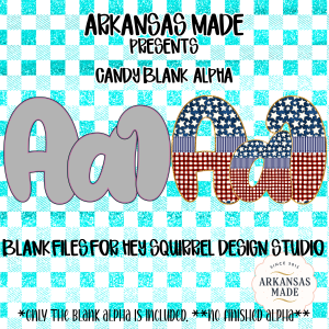 Candy Blank Alpha Digital PNGs for Hey Squirrel Design Studio | Customizable Letters for Crafters | Bubble Font Design Tool